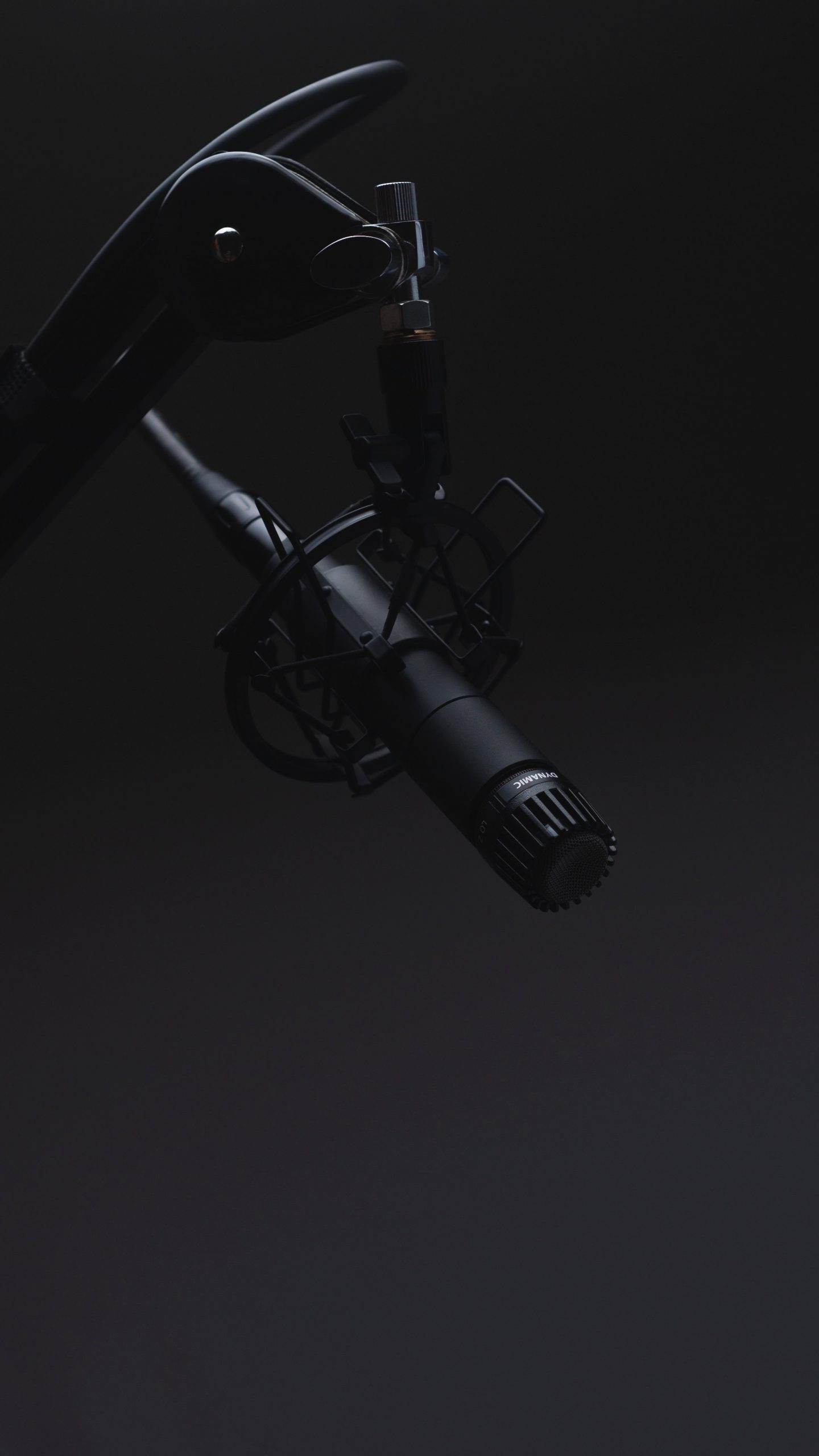 Microphone de studio de Radio Consecration FM